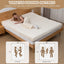 A-006,5-in-1 Convertible Folding Sofa Bed, Tri-Fold Corduroy Boneless Floor Futon with Removable L-Shaped Armrests