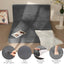 A-008,6" Queen Tri-Fold Futon Mattress, Foldable Sofa Bed, Washable Cover, Non-Slip Base & Carry Handles
