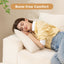 A-014,5 in 1 Corduroy Convertible Futon Sofa Bed with Ottoman, Foldable Chaise Lounge, No Assembly
