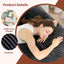 A-012,Full Size 10" Foldable Futon Mattress, Corduroy Shredded Foam Mattress with Straps, Frame Not Included