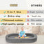 A-015,3-in-1 Foldable Travel Toddler Bed, Soft Foam Floor Lounger with Washable Cover, Star