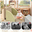 A-013,6-Piece Soft Foam Toddler Climbing Blocks, Indoor Climbing & Sliding Play Set for Baby 1-3