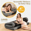 A-009,Japanese Floor Futon Mattress Twin Size, 4" Foldable Thick Tatami Sleeping Pad, Sofa Floor Cushion Bed