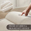 A-011,Adult Ergonomic Yoga Lounge Chair, Chaise with Ottoman, Headrest, Waist Pad & Side Pocket