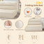 A-016,Convertible Folding Sofa Bed 2 in 1 Pull Out Sleeper Chair with Pillow, Portable Floor Couch