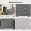 A-003,Convertible Folding Sofa Bed with Fixed Frame, 5-Position Adjustable Backrest, Thick Cushion & 2 Pillows